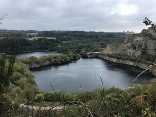 The Opal lake, Bornholm, Denmark.