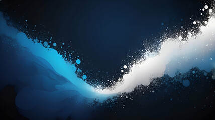 Fototapeta premium Neon Navy, White, Black glowing gradient background, a soft grainy noise texture with shimmering highlights and Smooth Transitions for a dynamic effect.