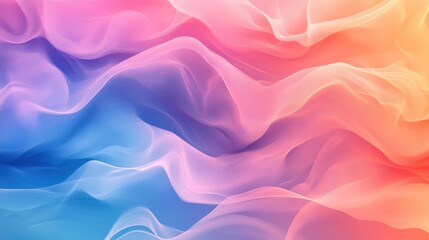 Fototapeta premium Swirled smoke background with a gradient of colors. Illustration for banner, poster, cover, brochure or presentation.