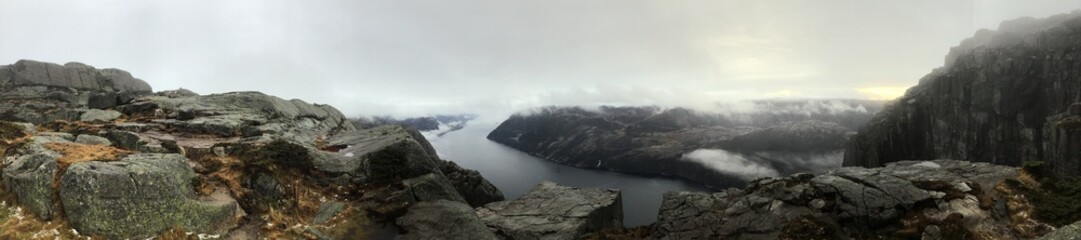 Lysefjorden and Preikestolen.