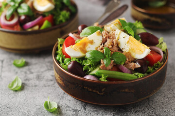 Nicoise salad - traditional French dish