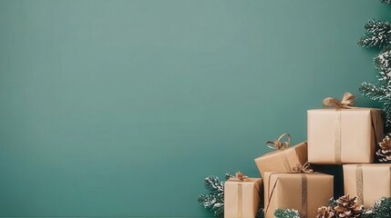 Christmas catalog cover with  Best Deals Inside  text, holiday colors, cozy style