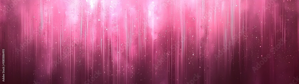 Poster abstract pink galaxy background with sparkling light effects, creating a dreamy and ethereal atmosph