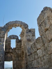 The ruins of ancient city of Kaunos remain in Turkey