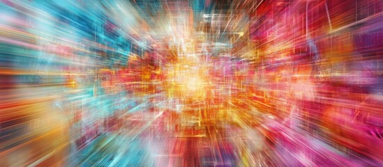 Abstract Light Burst