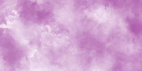 Surreal purple clouds with white stains, storm purple clouds texture grunge, abstract paper purple powder dust paint purple explosion, abstract neon magenta watercolor background.
