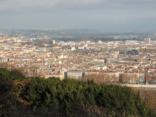Panorama of Lyon - Opera of Lyon
