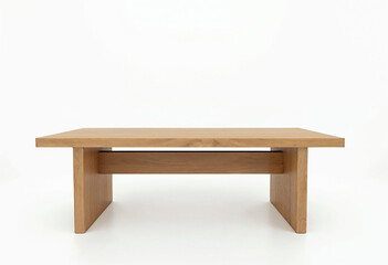 table isolated on white