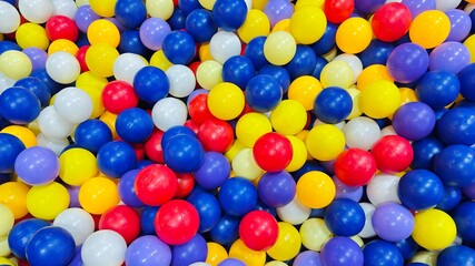 Colorful Ball Pit. ball pond. ball pool. ball house
