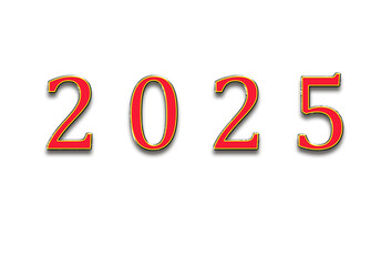 Happy New Year 2025. Background for 2025 year