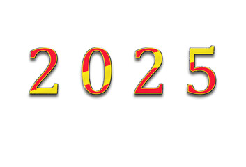 Happy New Year 2025. Background for 2025 year