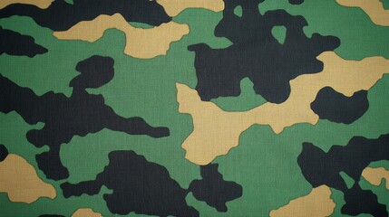 This vibrant fabric showcases a dynamic camouflage pattern, ideal for creative projects