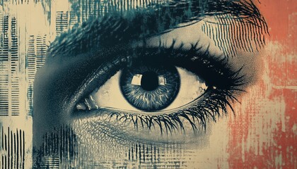 Modern Grunge Collage Elements For A True Crime, Mysterious Disappearance Theme: Top Trends In Halftone Designs.