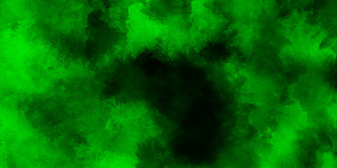 abstract grunge swirling green fog fills the air, Abstract grunge green fog smoke backgroud, green paper parchment banner with distressed vintage grunge texture, Abstract paper Background. 