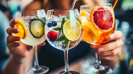  Bartender mixing cocktails as a side hustle at private events (2)