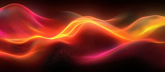 Fototapeta premium Abstract Neon Wave