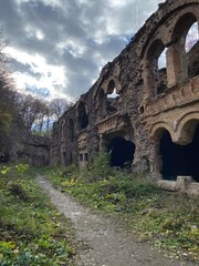 the ruins of ancient fortress