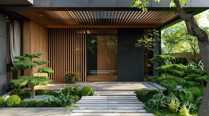 Fototapeta premium Entrance to the home