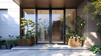 Entrance to the home