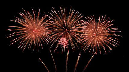 Fototapeta premium fireworks for new year