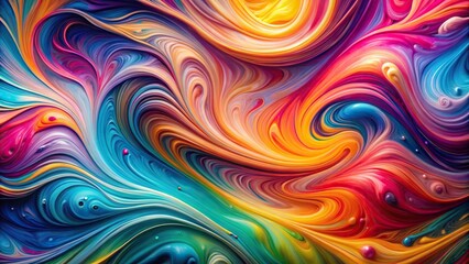 Obraz premium Colorful paint liquid mixing background texture