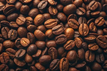 Naklejka premium coffee beans background
