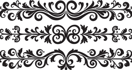 Vector frame with elements and white background