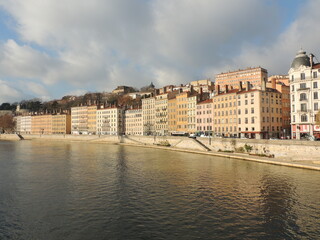 Fototapeta premium Perspective of Lyon - France 
