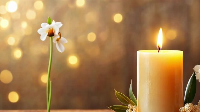 Candle light memorial for genocide victims: reflective remembrance and honor