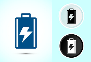 Battery Icon Design Illustration, Icon For Web and mobile application