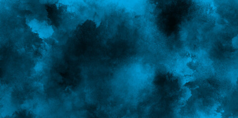 blue brush painted old grunge texture, Smoke in the dark blue texture, watercolor background concept design background with smoke, watercolor painted mottled blue background with vintage grunge.	