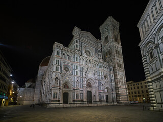 The cathedral of Florence (Duomo di Firenze), Santa Maria del Fiore in Italy
