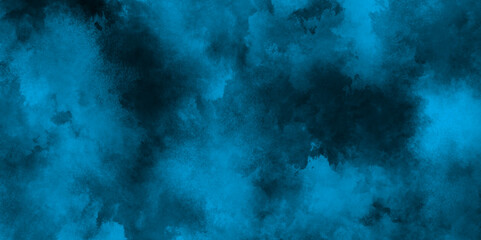 blue brush painted old grunge texture, Smoke in the dark blue texture, watercolor background concept design background with smoke, watercolor painted mottled blue background with vintage grunge.	