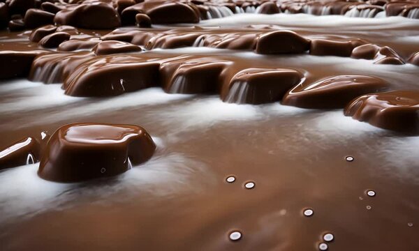River and world of chocolate.