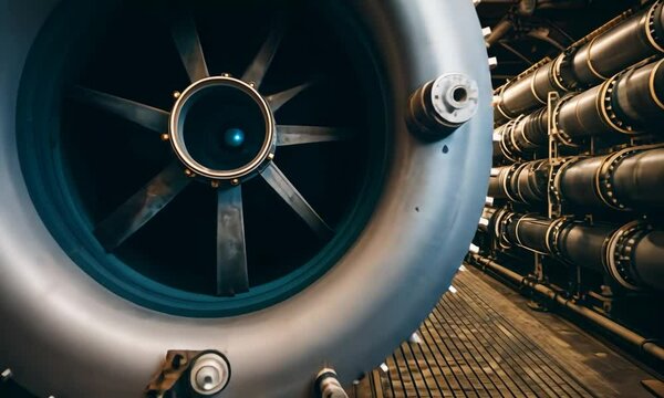 Torpedoes in a submarine.