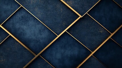 Abstract Template Blue Geometric Diagonal Background