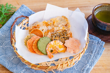 シーフードせんべい