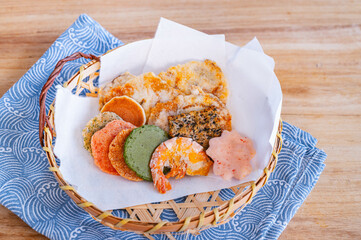 シーフードせんべい