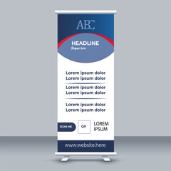 Modern Rollup Banner design template