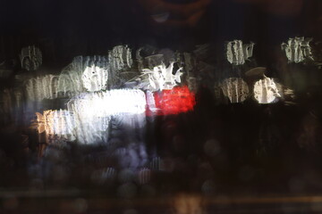 City lights at night