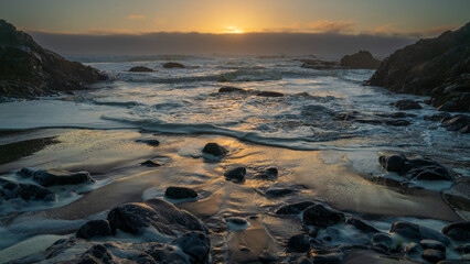 Sunset along the Oregon Coast.
