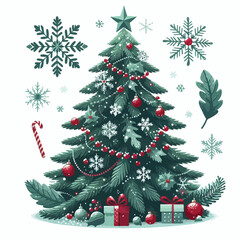 cristmas tree vector