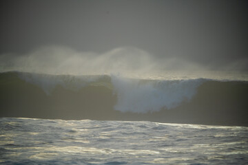 Waves along the Oregon Coast.
