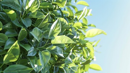 Obraz premium 3d rendering of livistonia rotundifolia showing lush greenery and light play beneath its canopy