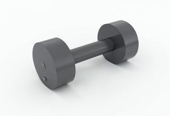 Obraz premium dumbbell isolated on white