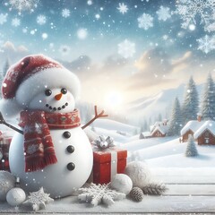 Obraz premium christmas background with christmas tree