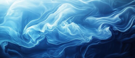 Obraz premium Abstract blue water texture background with swirling patterns and fluid shapes 