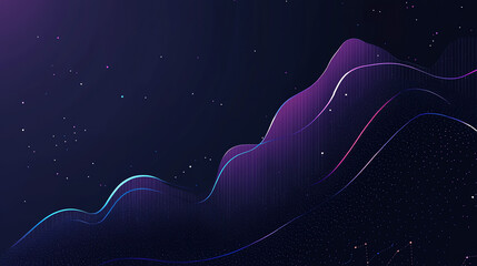 Steep decline observed in line graph showing data trends over the past year in a digital visualization presented at an analytics conference