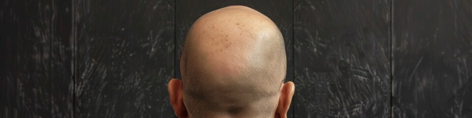 a man with a bald head.