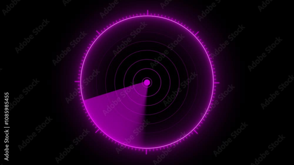Poster digital radar screen with targets monitor searching. searching radar screen, technology radio waves 